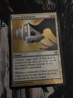 Lapse of Certainty #9 (Foil) (NM) List Reprints LIST LIST Magic MTG - Image 1