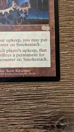 MTG Smokestack - Urza's Saga - Rare LP - Image 5