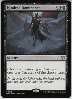 Magic the Gathering TCG Kindred Dominance R Commander: Wilds of Eldraine 113 - Image 1