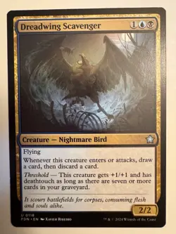 Dreadwing Scavenger - 118 - FDN - NM - MTG Magic the Gathering - Image 1