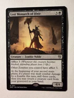 Lost Monarch of Ifnir #11 (NM) Aetherdrift DRC Magic MTG - Image 1