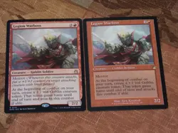 MTG Legion Warboss x2 Rare Ravnica Remastered Retro Frame x1 NM Low S&H - Image 1
