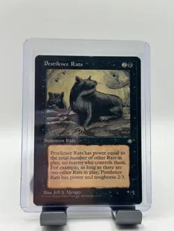 MTG, Pestilence Rats LP $3 ORDER MIN Ice Age Regular - Image 1