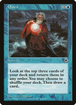 Omen 1x MtG Portal SP/NM - Image 1