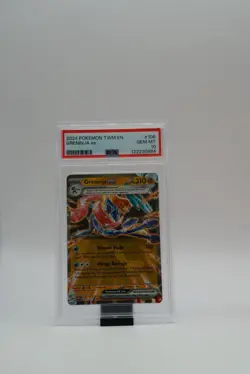 Pokemon Greninja ex 106/167 Sv06: Twilight Masquerade Holo PSA 10 - Image 1