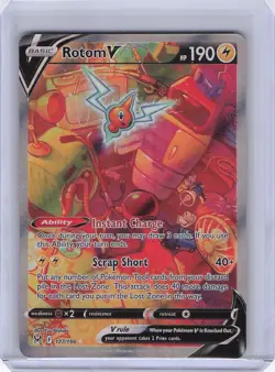 Rotom V (Alternate Full Art) #177/196 SWSH11: Lost Origin Pokemon - Image 1