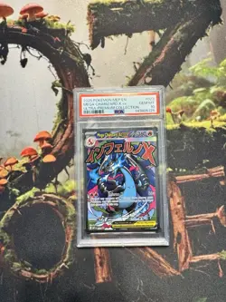 2025 Pokemon Map En Mega Charizard x EX Ultra Premium Collection Promo PSA 10 - Image 1