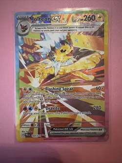Pokemon Jolteon ex 153/131 Special Illustration Rare Full Art Holo 260 HP - Image 1