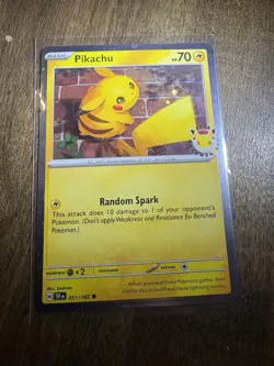 2026 Pokemon Day 30th Anniversary Pikachu 051 Stamped Promo 2 Full Swirls Cosmos - Image 1