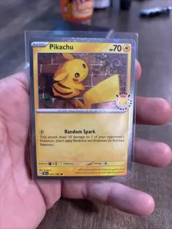 2026 Pokemon Day 30th Anniversary Pikachu 051 Stamped Promo 2 Full Swirls Cosmos - Image 5
