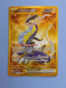 Pokemon Scarlet & Violet Base Miraidon ex 253/198 Secret Rare Gold - Image 1