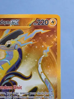 Pokemon Scarlet & Violet Base Miraidon ex 253/198 Secret Rare Gold - Image 3