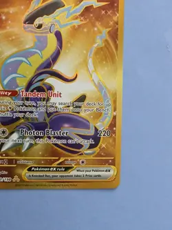 Pokemon Scarlet & Violet Base Miraidon ex 253/198 Secret Rare Gold - Image 4