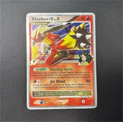 Pokemon Blaziken FB LV.X Supreme Victors Rare Holo Fire Level Up 110HP 142/147 - Image 1