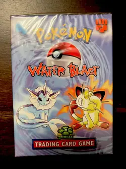 Pokemon Water Blast Mini Theme Deck 1999 WOTC Jungle TCG Factory Sealed Vintage - Image 1