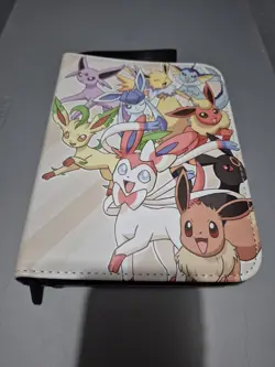 Pokemon Binder With 50 Sleeves , Zip Closure & Wrist Strap NEW - Image 1