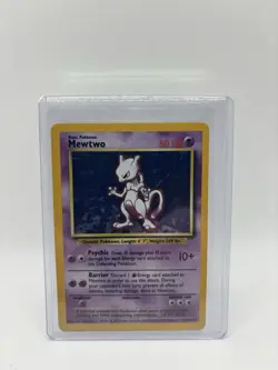 Mewtwo 010/102 Base Set Holo Pokemon TCG 1999 - Image 1