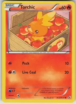 Pokemon TCG Torchic Common Legendary Treasures: Radiant Collection RC5/RC25 - Image 1
