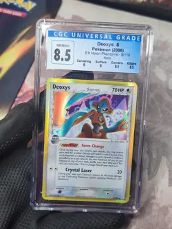 2006 Pokemon EX Holon Phantoms Deoxys Holo #5 CGC 8.5 Subgrades Pokemon like PSA - Image 1