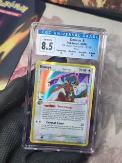 2006 Pokemon EX Holon Phantoms Deoxys Holo #5 CGC 8.5 Subgrades Pokemon like PSA - Image 2