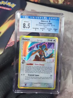 2006 Pokemon EX Holon Phantoms Deoxys Holo #5 CGC 8.5 Subgrades Pokemon like PSA - Image 3