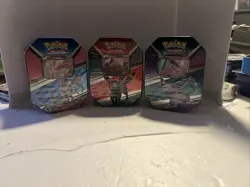 Pokemon TCG V HEROES Tins Set of 3 Espeon, Sylveon, And Umbreon - Image 1