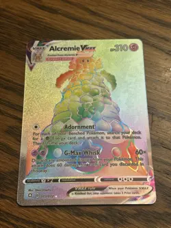 Pokemon Alcremie VMAX 073/072 Shining Fates Secret Rainbow Rare - NM - Image 1