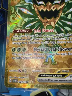 Pokemon - Teal Mask Ogerpon ex Gold Hyper Rare - Twilight Masquerade 221/167 NM - Image 5