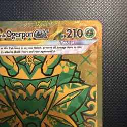 Pokemon TCG Teal Mask Ogerpon EX Prismatic Evolutions 177 Hyper Rare - Image 4