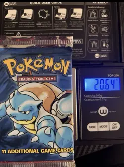 Pokemon Unlimited Base Set Booster Pack Charizard Blastoise Venusaur - Image 2