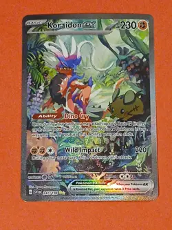 Pokemon Scarlet & Violet Base Set Koraidon ex 247/198 Special Illustration Rare - Image 2