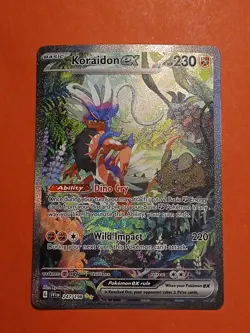 Pokemon Scarlet & Violet Base Set Koraidon ex 247/198 Special Illustration Rare - Image 3