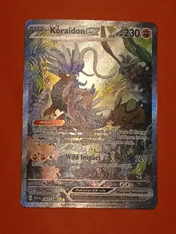 Pokemon Scarlet & Violet Base Set Koraidon ex 247/198 Special Illustration Rare - Image 4