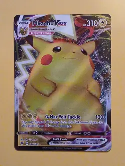 Pokemon Sword & Shield Vivid Voltage Pikachu vmax 044/185 Ultra Rare - Image 1