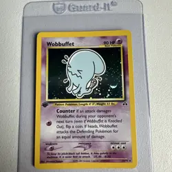 Wobbuffet Holo Rare 1st Edition 16/75 Neo Discovery WOTC Vintage Pokemon MINT - Image 1
