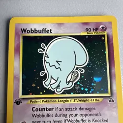 Wobbuffet Holo Rare 1st Edition 16/75 Neo Discovery WOTC Vintage Pokemon MINT - Image 2