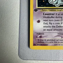 Wobbuffet Holo Rare 1st Edition 16/75 Neo Discovery WOTC Vintage Pokemon MINT - Image 3