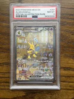 Pokemon TCG Alakazam ex Scarlet & Violet-151 201/165 Holo Special... - Image 1