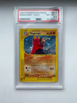 Pokemon Skyridge MAGCARGO H17 Holo PSA 8.5 Near Mint - Mint + POP 1 - Image 1