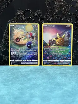 Pokemon TCG Lunatone and Solrock Crown Zenith Galarian Gallery SELLING AS SET - Image 1