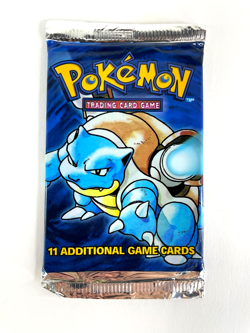 Base Set Booster Pack - Blastoise Artwork - Pokemon - Sealed - Image 1