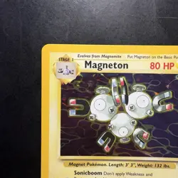 Pokemon Vintage Holo Magneton Fossil 11/62 WotC 1999 - Image 2