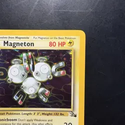 Pokemon Vintage Holo Magneton Fossil 11/62 WotC 1999 - Image 3