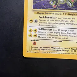 Pokemon Vintage Holo Magneton Fossil 11/62 WotC 1999 - Image 5