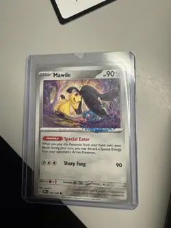 Pokemon Mawile 143/197 Obsidian Flames Printer Hickey Error Mint Condition - Image 1