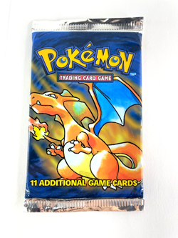 Base Set Booster Pack - Charizard Artwork - Pokemon - Sealed - Image 1