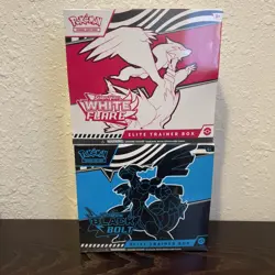 Pokemon Black Bolt And White Flare Elite Trainer Box Lot Of 2 Factory Sealed ETB - Image 1