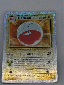 Electrode 22/110 Legendary Collection Reverse Holo Rare Pokemon TCG Ninteno MP - Image 3