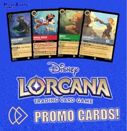 *PICK YOUR PROMO!* Disney Lorcana Promo Cards TCG Foil League Stamp Card Holo - Image 1