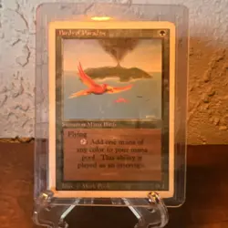 Magic: The Gathering Birds of Paradise Green Creature Card 0/1 Mark Poole - Image 1